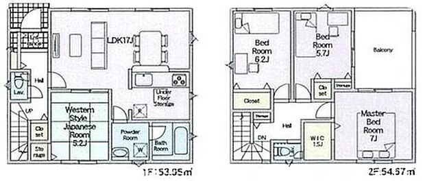 【4LDK】◇リビング隣には来客用にもお子様の遊び部屋としても利用できる『和室』付き♪
◇７帖の洋室に1.5帖のひろびろWIC付き♪
◇２部屋から出られるワイドバルコニー！洗濯物が多くても大丈夫です♪