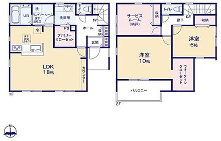◇玄関洗面所直結動線！ご帰宅後すぐに手洗い・うがいが可能です♪
◇2階に窓付き・収納付きのストレージルーム！居室としてもお使いいただけます♪
◇ファミリーCL＆WICでたっぷり収納！お部屋がすっきりします♪ 