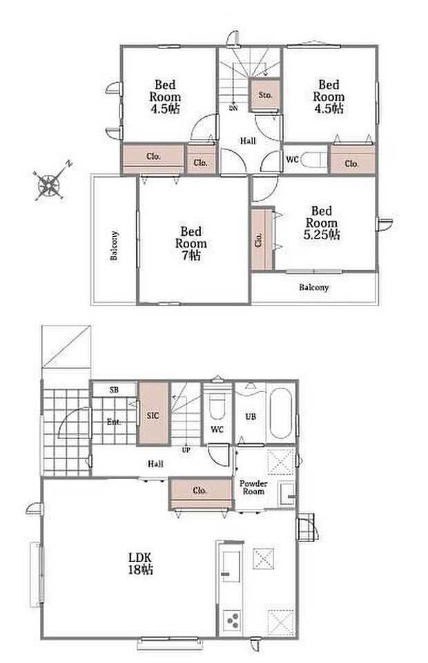 【4LDK】◇広々18帖ＬＤＫ。こだわりの家具でコーディネイト♪◇手に優しい、後片付けお任せの食洗機。ママも食後の団欒に加われます♪◇ＳＩＣは傘やレインブーツなど普段使わない雨の日グッズも収納できます♪