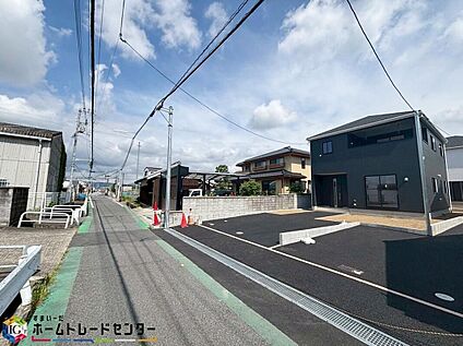 【前面道路含む現地外観写真】