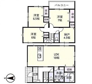 ◇対面式キッチン♪全居室に収納付き♪
◇お子様を抱っこしながら簡単に開けられるのが便利なスマートキー♪
◇こたつも扇風機もポンポンしまえる約4.5帖の納戸♪ 