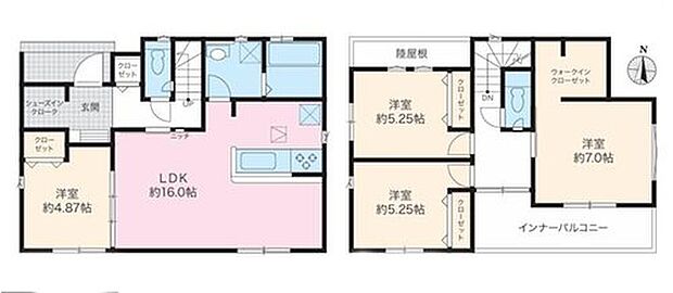 【4LDK】●家族が集う、開放感ある広々した空間演出がなされたLDK♪
●おしゃれなカウンターキッチン♪食卓も会話が弾みます♪
●WICなど、大型収納でお部屋をスッキリ♪