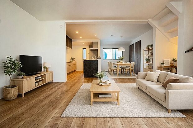 【LDK】※配置の家具や小物はCGによるイメージで、販売価格には含まれません。