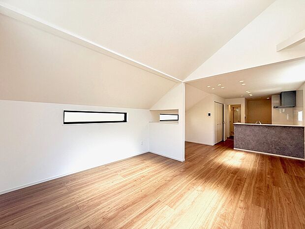 ■家族が自然と集まり、楽しい時間を過ごせるリビング