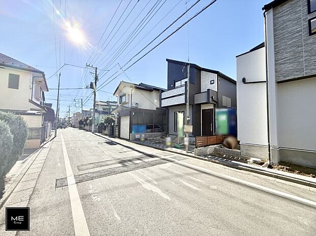 【前面道路含む現地写真】■新しい時代の息吹を感じる、心地よい環境