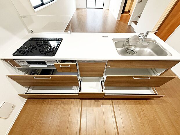 【キッチン】■キレイに片付く、使いやすいキッチン