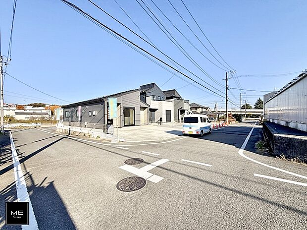 【前面道路含む現地写真】■新しい住まい、街の新しい風景