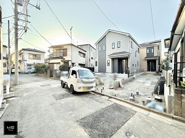 【前面道路含む現地写真】■新しい住まい、街の新しい風景