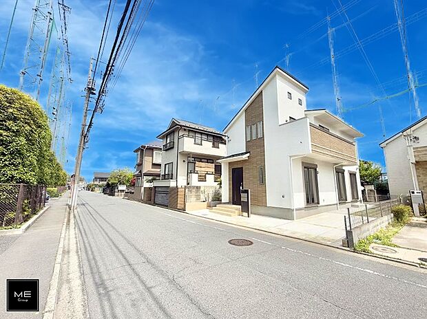 【前面道路含む現地写真】■新しい住まい、街の新しい風景