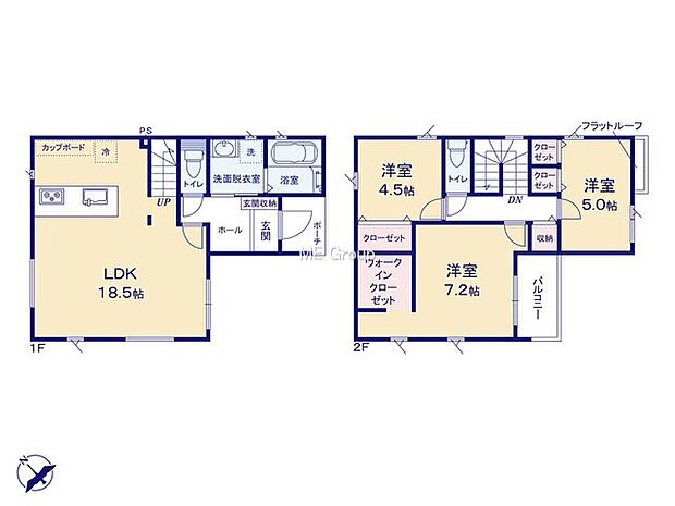 【3LDK】1号棟