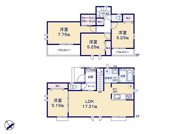 【4LDK】1号棟
