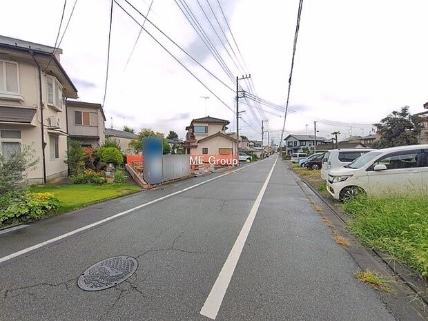 【前面道路含む現地写真】■新しい住まい、街の新しい風景