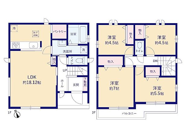 【4LDK】E号棟  