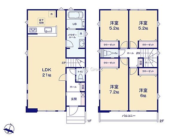 【4LDK】1号棟