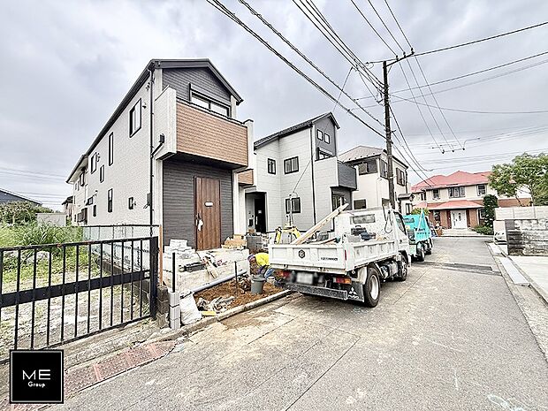 【前面道路含む現地写真】■新しい住まい、街の新しい風景