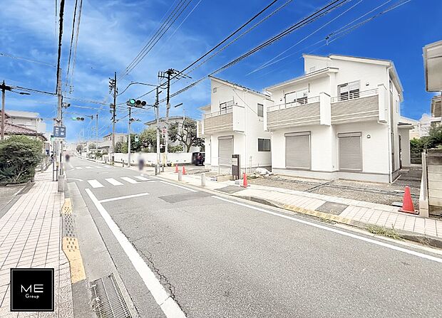 【前面道路含む現地写真】■新しい住まい、街の新しい風景