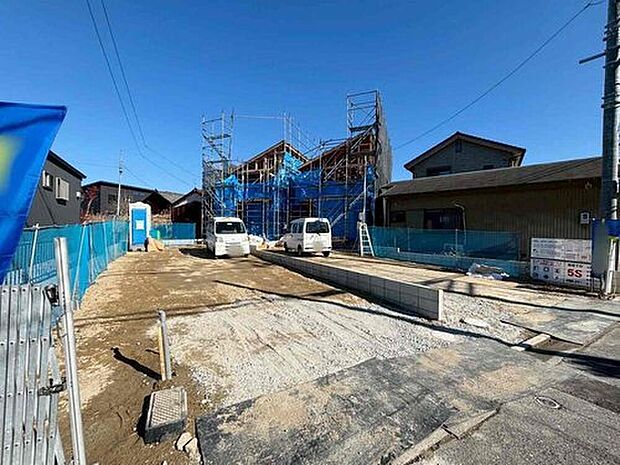 全2棟☆
完成に向けて現在建築工事中です☆土日・平日を問わず毎日モデルハウスにて物件説明会を開催中☆