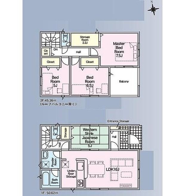 (2号棟)、価格2190万円、4LDK+S、土地面積164.21m2、建物面積95.98m2