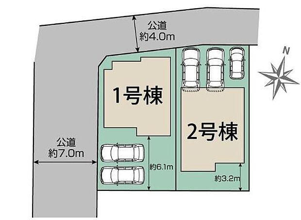 1号棟 3,480万円
2号棟 3,190万円