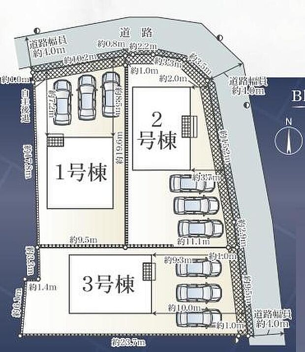 １号棟　２，３９０万円
２号棟　２，４９０万円
３号棟　２，４９０万円