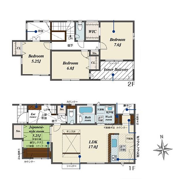 (３号棟)、価格3580万円、4LDK、土地面積132.47m2、建物面積105.78m2