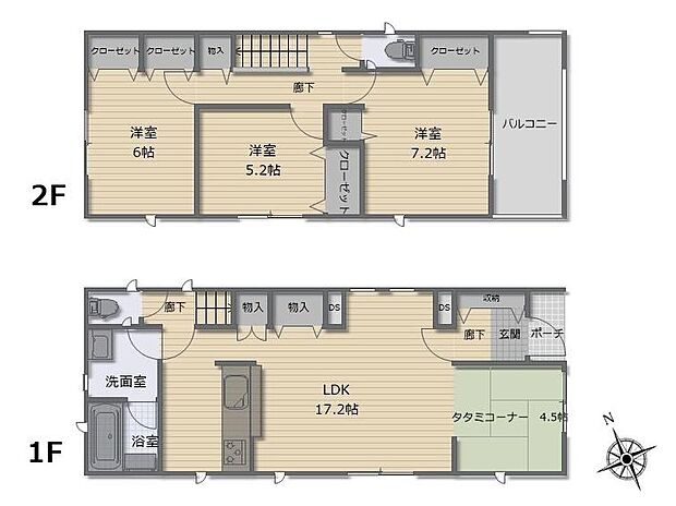 (３号棟)、価格3090万円、3LDK、土地面積114.93m2、建物面積95.58m2