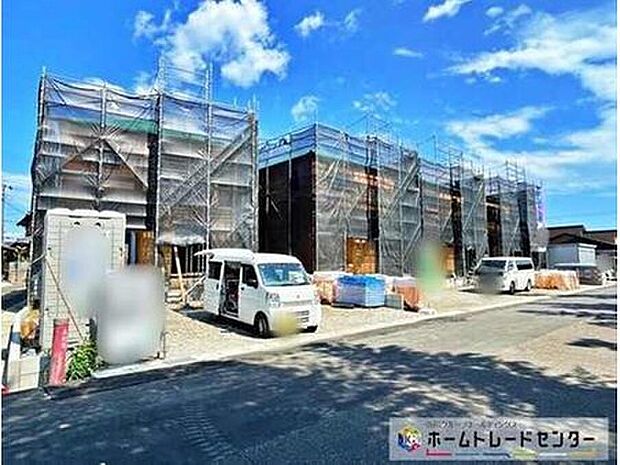 全4邸☆駐車3~4台可能(1号棟のみ4台)♪建築中のためモデルハウスで構造説明会を開催しております☆設備や構造などご説明いたします!お気軽にお問い合わせください♪