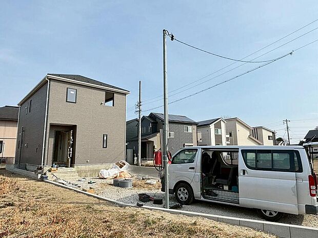 【現地外観写真】建築中のためモデルハウスで構造説明会を開催しております☆設備や構造などご説明いたします！