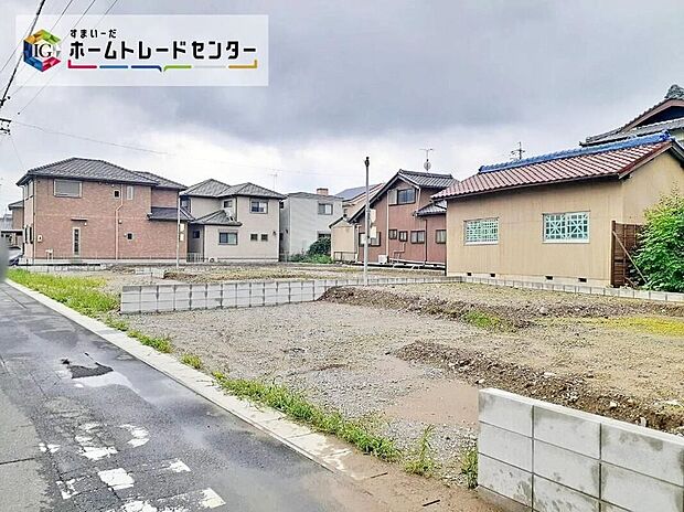 【現地外観写真】全４邸☆住宅の構造や設備仕様・完成イメージなどのご質問はいつでもお気軽にお問い合わせ下さいませ☆資料もお送りいたします♪