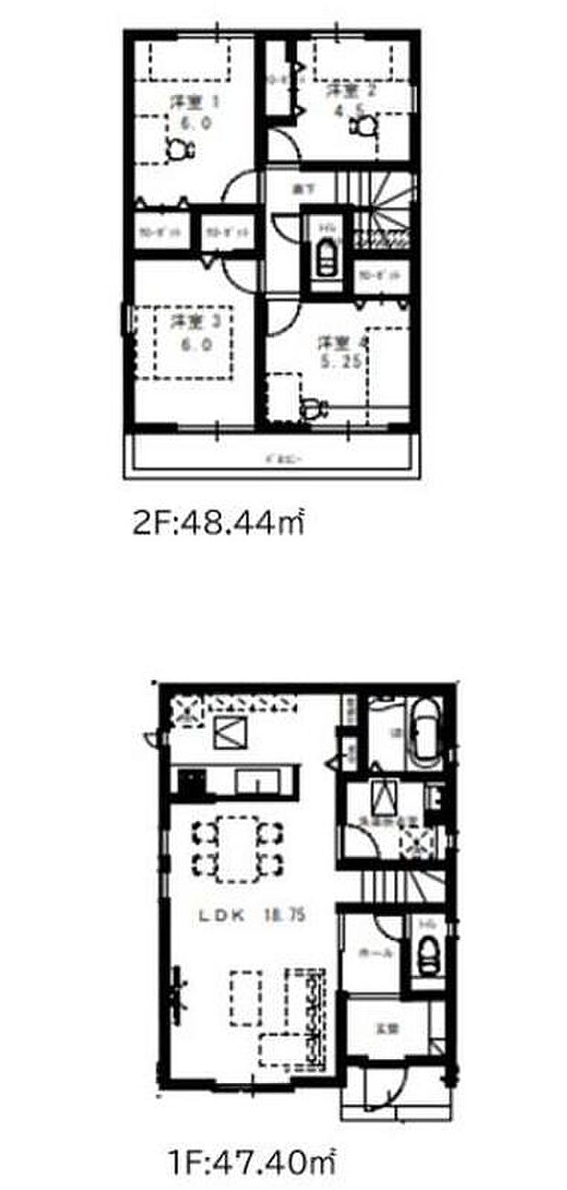 (7号棟)、価格3199万円、4LDK、土地面積128.49m2、建物面積95.84m2