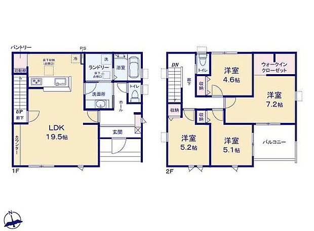 (２号棟)、価格3090万円、4LDK、土地面積157.53m2、建物面積1,106.82m2