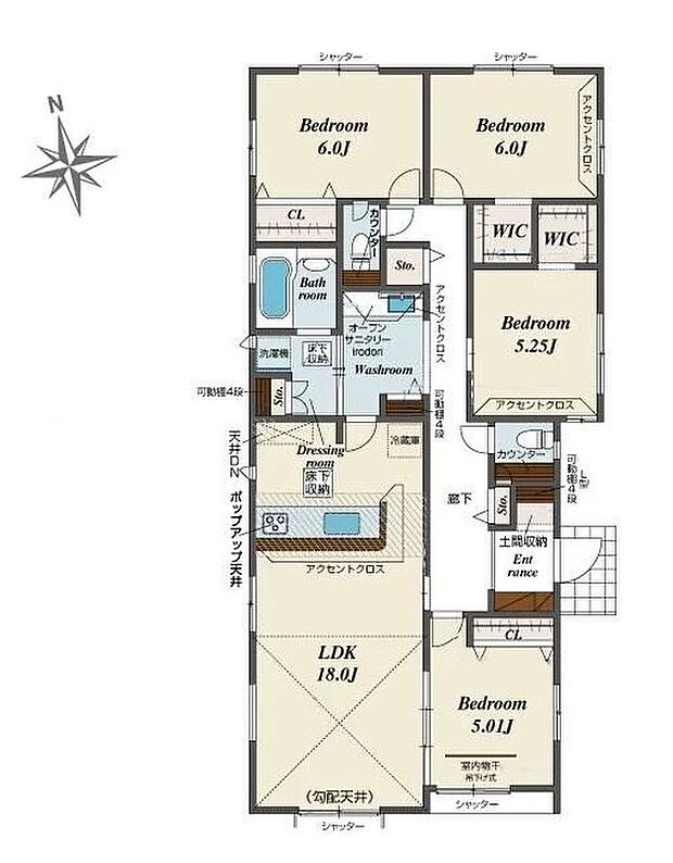 (1号棟)、価格3690万円、4LDK、土地面積323.98m2、建物面積103.92m2 