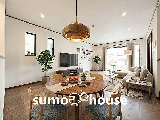 【すぐに新生活スタート】 完成済みのため、実際のお部屋の広さや日当たり、設備の使い勝手をすぐにご見学いただけます！気に入っていただければ即日のお引渡しも可能な物件です 。(家具等はCGです)