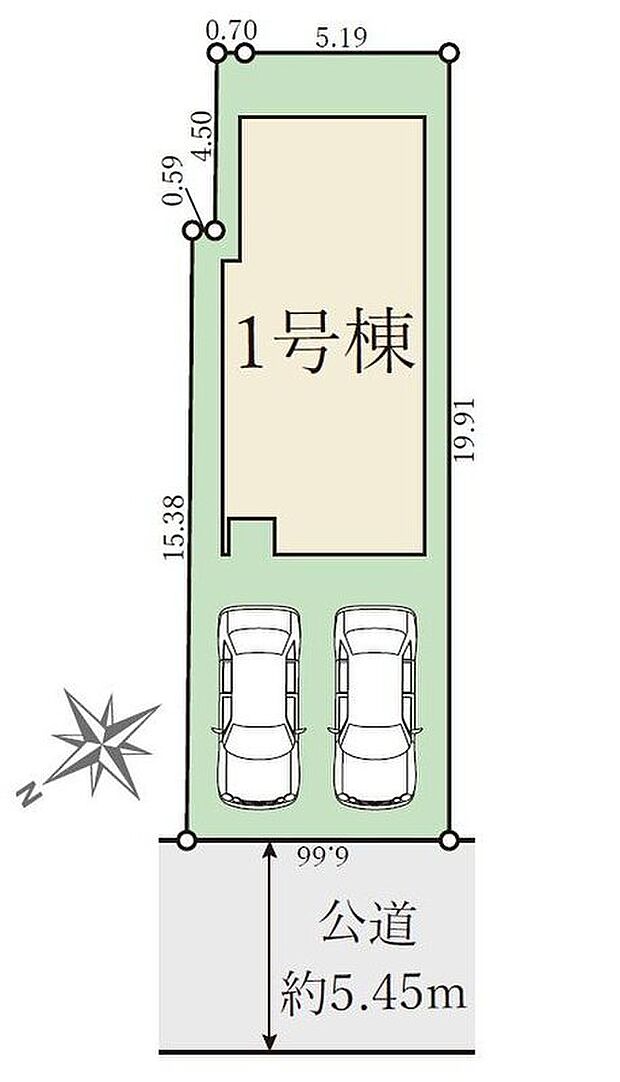 三国ヶ丘駅徒歩圏内に限定1区画の分譲地!
カースペース2台確保で前面道路も広々♪