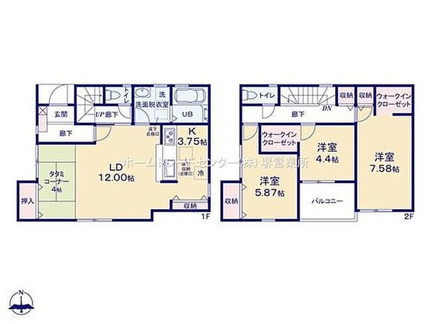 (1号棟)、価格5280万円、3LDK、土地面積89.3m2、建物面積96.38m2