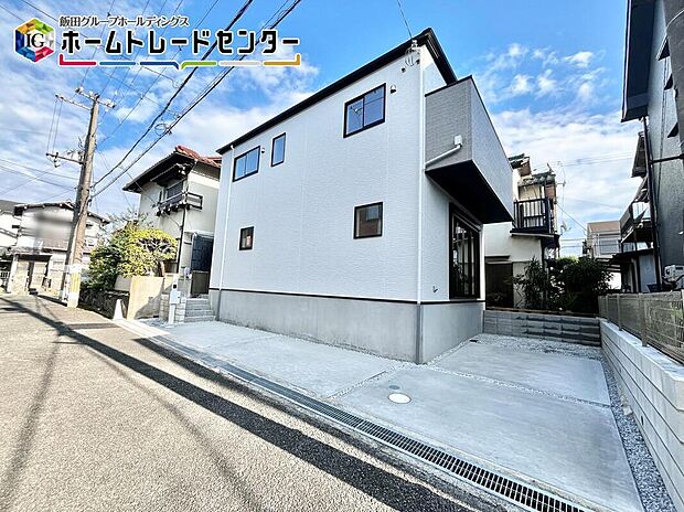 【現地外観写真】南海線「松ノ浜」駅徒歩9分の立地♪新築一戸建住宅が堂々と完成しました!