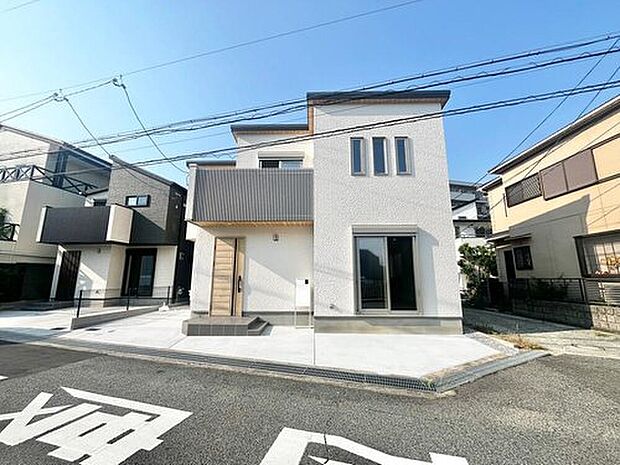【現地外観写真】JR阪和線「上野芝」駅徒歩１２分の立地に全２区画の新築戸建てが誕生しました！