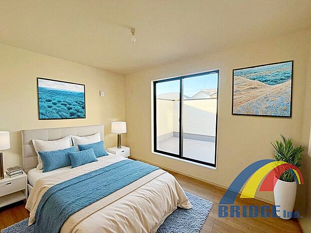 【寝室6.3帖】家具設置イメージ