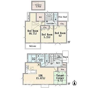※６号棟
※現況と相違がある場合は現況を優先 