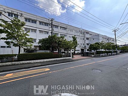 横浜市立新田中学校 690m