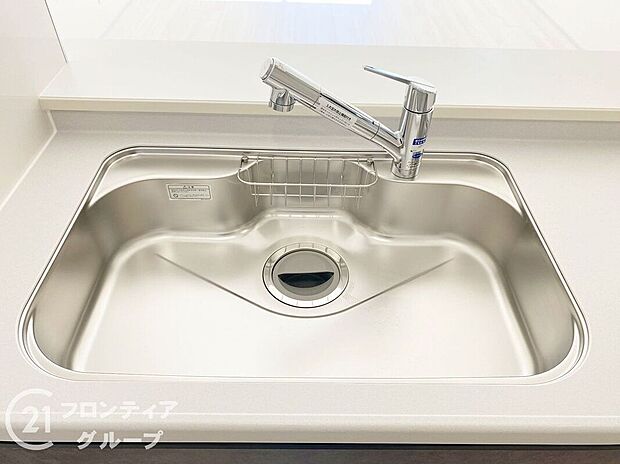 【その他設備】ワイドシンクなので家族が増えても洗い物楽々です