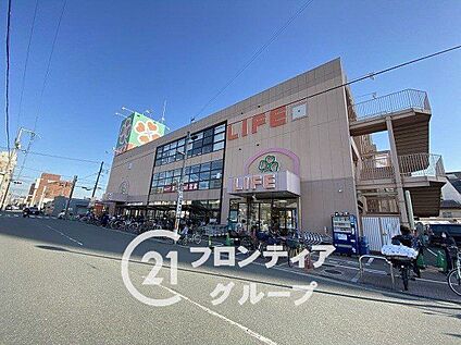 ライフ杭全店 400m