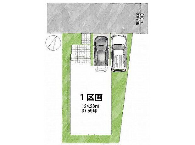 【間取図(平面図)】全1区画、好評分譲中!