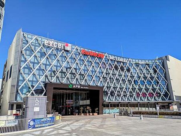 水戸駅(約2,900m)