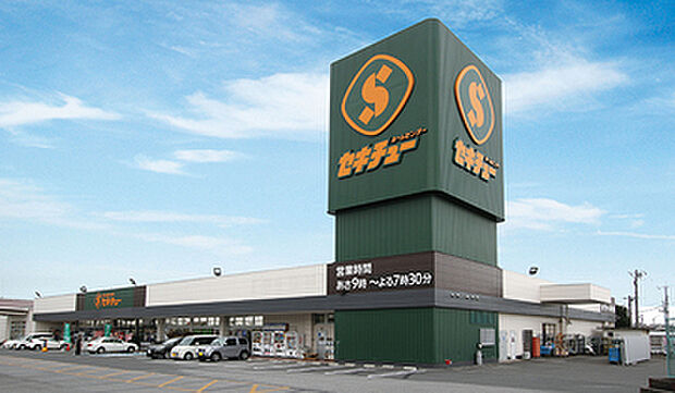 セキチュー 約570m~625m(徒歩約8分)
大型ホームセンター、住まいと暮らしの専門店