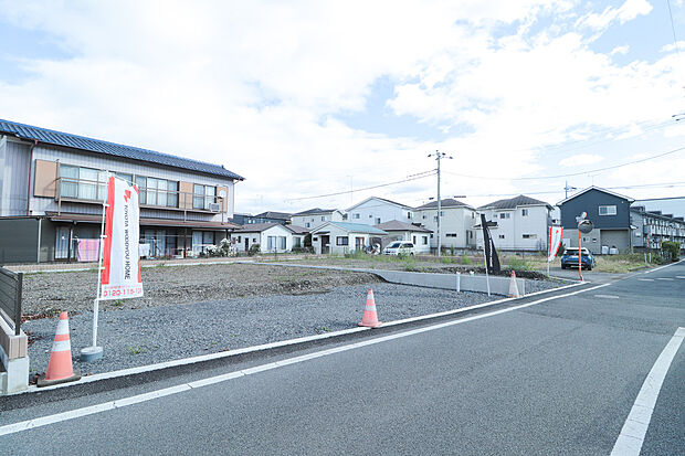 【現地写真】南道路で陽当りも良い区画です
