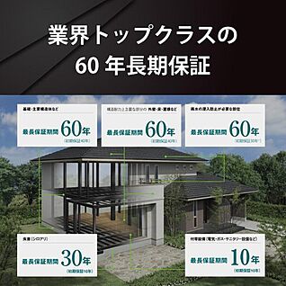 業界トップクラスの60年長期保証