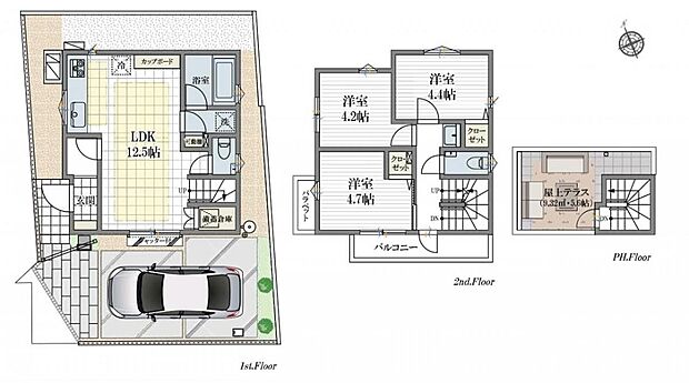 暮らしの快適性・居心地の良い住空間設計です。リビングを中心に、ご家族皆様が充実の暮らしをお送りいただけるプランニングです。