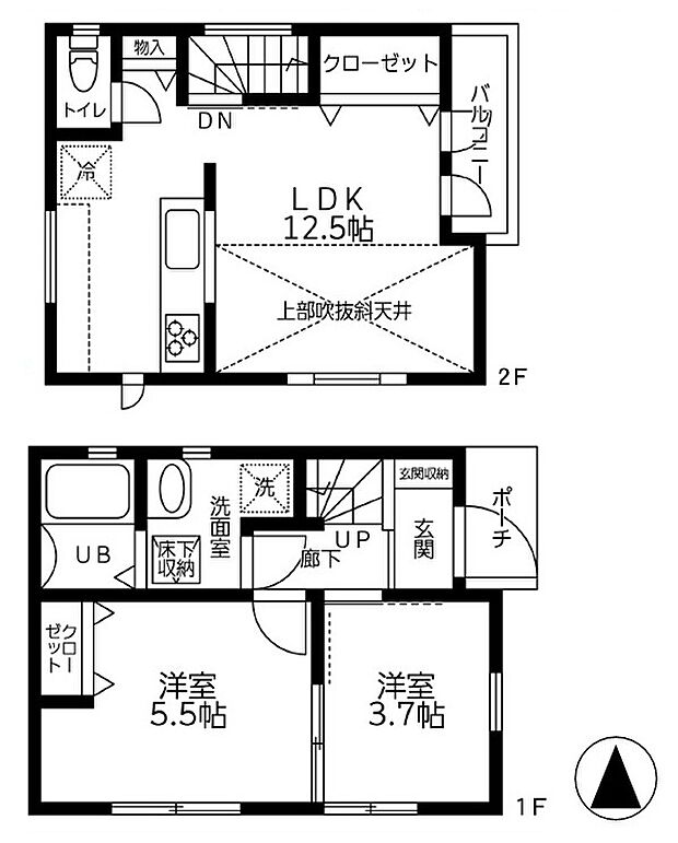 暮らしの快適性・居心地の良い住空間設計です。リビングを中心に、ご家族皆様が充実の暮らしをお送りいただけるプランニングです。