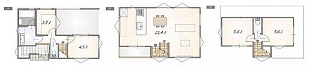 暮らしの快適性・居心地の良い住空間設計です。リビングを中心に、ご家族皆様が充実の暮らしをお送りいただけるプランニングです。 